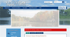 Desktop Screenshot of kingstonnh.org